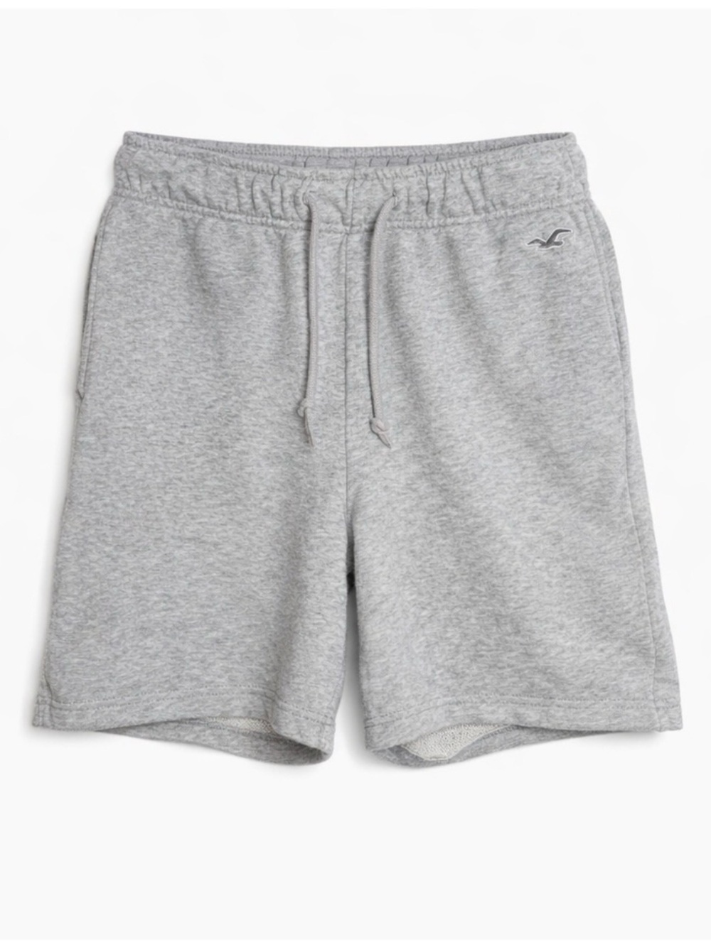 Hollister Men's Light Gray Athletic Fleece Shorts